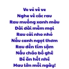Vè các loại rau