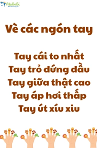 vè các ngón tay