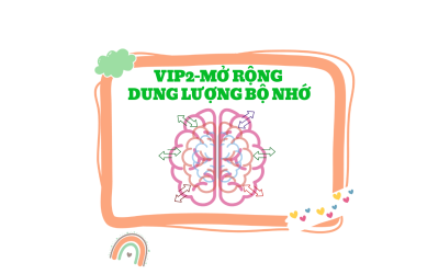 Vip 2:  Cách mở rộng dung lượng bộ não và những nhân tố hỗ trợ.
