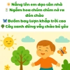 Bé chơi ngoài trời