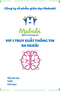 Vip 3 Truy xuất thông tin ra ngoài
