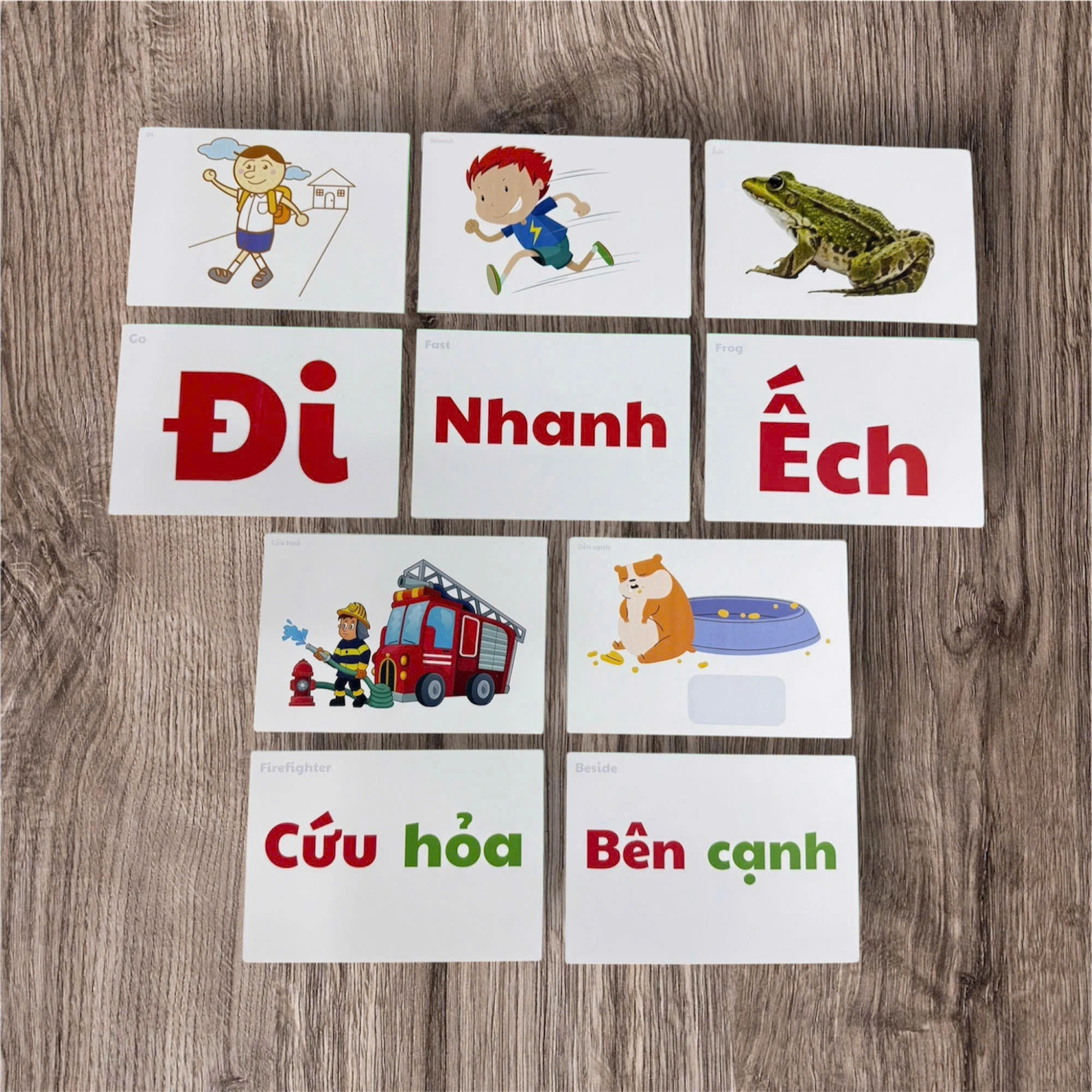 Bộ thẻ đọc sớm bằng não phải